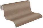 A.S. Creation Cappuccino Uni-, Strukturtapete, Vliestapete, Tapete, braun, Braun,