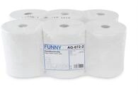 Funny Handtuchrolle mit Spezialkern, f&uuml;r markenfreie Spendersysteme, 2 lagig