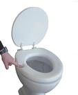 ADOB Soft WC Sitz Klobrille gepolstert weich f&uuml;r bequemes Sitzen, Farbe weiss,...