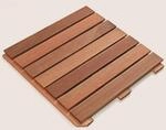 FSC Bangkirai Gartenfliese 50x50 cm Yellow Balau Holzfliese Terrassenfliese