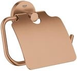 Grohe Essentials Papierhalter mit Abdeckung &ndash; Brushed Warm Sunset
