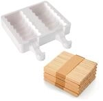 silikomart | GEL04 Silikon Eiscremeform TANGO, Antihaft, 2 Eiscremespiralen, Packung