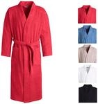 Egeria TOPAS Unisex Bademantel in Kimonoform f&uuml;r Damen und Herren, Gr&ouml;&szlig;e L, Farbe