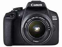 Canon EOS 2000D APS-C DSLR-Kamera mit EF-S 18-55mm Objektiv | 24,1 Megapixel,...