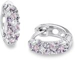Prinzessin Lillifee Creolen 925 Sterling Silber M&auml;dchen Kinder Ohrschmuck, mit