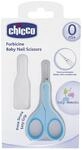 Chicco Nagelschere f&uuml;r Babys und Kinder, Edelstahl-Babyschere mit gebogenen Klingen