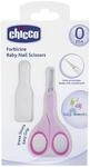Chicco Nagelschere f&uuml;r Babys und Kinder, Edelstahl-Babyschere mit gebogenen Klingen