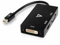 V7 V7MDP-VGADVIHDMI-1E Mini DisplayPort Adapter (m) auf VGA, HDMI oder DVI (f)