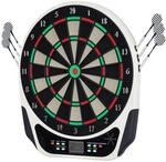 HOMCOM Elektronische Dartscheibe Dartboard Dart-Set mit LCD Anzeige Soundeffekte