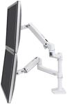ERGOTRON 45-492-216 LX Doppelschirml&ouml;sung f&uuml;r Tischmontage LX hoher Pfahl