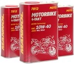 MANNOL 3 x 4L 7812 Motorbike 4-Takt 10W-40 API SL/JASO MA/MA2 Motoroel Motorraedern