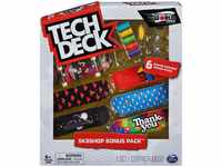 Tech Deck Sk8Shop Bonus Pack - Fingerboard-Set mit 6 authentischen Boards und