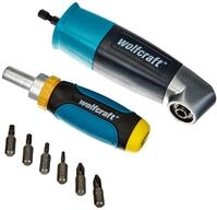 wolfcraft Schubladen-Schrauber-Set I 1001000 I zum Bohren und Schrauben an schwer