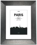 Kunststoffrahmen Paris, Kontrastgrau, 10 x 15 cm