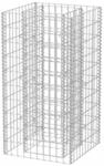 vidaXL Gabione Hochbeet Stahl 50x50x100 cm Steinkorb Blumenkasten Pflanzenkorb
