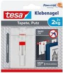 tesa Verstellbarer Klebenagel f&uuml;r Tapeten und Putz 2 kg - H&ouml;henverstellbarer,