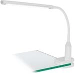 EGLO LED Klemmlampe Laroa, Klemmleuchte mit Touch, dimmbar in Stufen, neutralwei&szlig;,