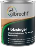 Albrecht Holzsiegel | Farblos Seidenmatt 2,5 L | PU‑Alkydharzlack 