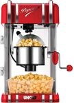 UNOLD 48535 POPCORNMAKER Retro - 300 W, Antihaftbeschichteter Edelstahl-Topf,...