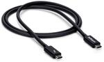StarTech.com 1m Passives Thunderbolt 3 Kabel, 20Gbps, 100W PD, 4K Video, Thunderbolt