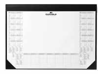 Durable Schreibunterlage mit Kalenderblock, 25 Blatt, 590 x 420 mm, schwarz, 729101