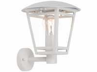 BRILLIANT Lampe Riley Außenwandleuchte stehend weiß | 1x A60, E27, 40W,...