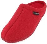 HAFLINGER Walktoffel Alaska Wolle Filzpantoffel Hausschuh Ziegelrot, Gr. 36