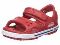 Crocs Crocband Ii Sandal Ps K, Unisex-Kinder Sandalen, Rot (Pepper/blue Jean),...