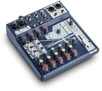 Soundcraft Notepad-8FX Kleinformatiges analoges Mischpult mit USB-Ein/Ausgang und