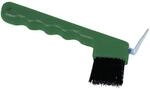 Agritura Hufkratzer mit B&uuml;rste,gr&uuml;n - A26990