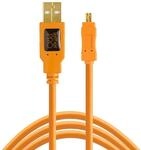 USB-Kabel TetherPro USB 2.0 A/Mini-B 8-polig 15 'Org [tet-cu8015-org]