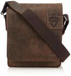 Strellson Herren Schultertasche Richmond Tasche aus Leder