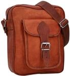 Gusti Umh&auml;ngetasche Leder - Frank Handtasche Ledertasche Vintage Braun Leder Damen