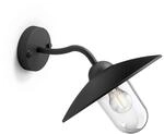 Applique d'ext&eacute;rieur Philips - Hammock - Noir - Verre transparent - IP44
