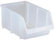 h&uuml;nersdorff Sichtbox / Stapelbox / Lagerbox in Gr&ouml;&szlig;e 4, stapelbar, Farbe: