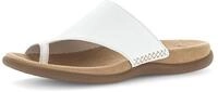 Gabor Lanzarote, Damen Durchg&auml;ngies Plateau Sandalen, Wei&szlig; (White Leather), 36 EU