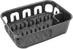 Curver 00743-308-00 Geschirrst&auml;nder Essentials rechteckig, Plastik, grau, 39.1 x 29
