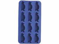 BarCraft Eiswürfelform Bar Craft-Mix It für 12 Pinguine aus Gummi in blau, 12 x 17