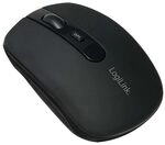 LogiLink ID0078A Optische Bluetooth Maus, 1000/1600 DPI schwarz