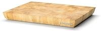 Continenta Profi Hackblock aus hochwertigem Gummibaum Stirnholz, massive Holzw&uuml;rfel
