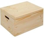 Kesper Aufbewahrungsbox mit Klappdeckel &ndash; 29 x 19 x 13,5 cm &ndash; FSC-zertifiziertes