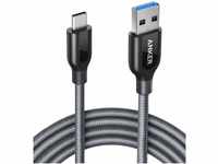 Anker Powerline+ 0.9m USB C Kabel auf USB 3.0 A, Beständig für USB Typ-C...