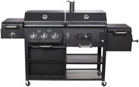 Kombigrill "ARIZONA" von El Fuego&reg; &ndash; Gas- & Holzkohlegrill, Infrarotbrenner,