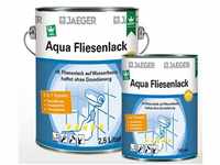 Jaeger Aqua Fliesenlack für Wandfliesen, seidenmatt (2,5 Liter, quarzo