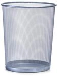 Zeller 18101 Papierkorb, Mesh &oslash;29.5 x 35 cm, Silber