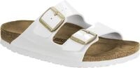 Birkenstock Classic 1005294 Arizona Birko-Flor, Damen Pantoletten, Wei&szlig; (Weiss