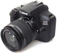 Canon EOS 4000D Kit 18-55mm DC III Spiegelreflexkamera, schwarz