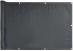 vidaXL Balkon Sichtschutz 75x400cm Balkonbespannung Balkonverkleidung Zaun