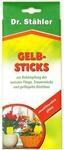 Dr. St&auml;hler 001434 12 Sticks, gegen Schadinsekten an Zierpflanzen, 60 x 100 mm, gelb