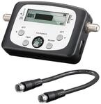 Goobay Digitaler Satelliten Finder LCD-Anzeige mit Kompass und Ton inkl.